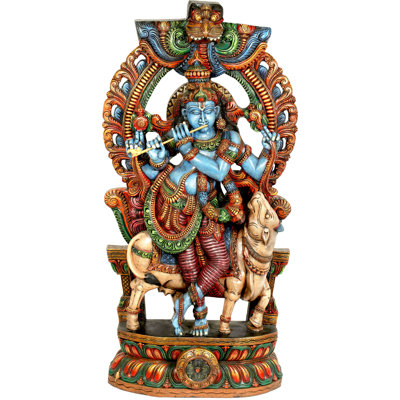 Lord Venugopala et la vache, l'image même de la Bhakti