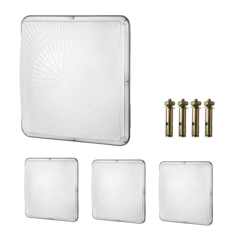 4 PCS LED Canopy Light 150W 16500LM 5000K Daylight Outdoor Canopy Lighting