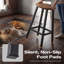 Counter Stool with Metal Frame
