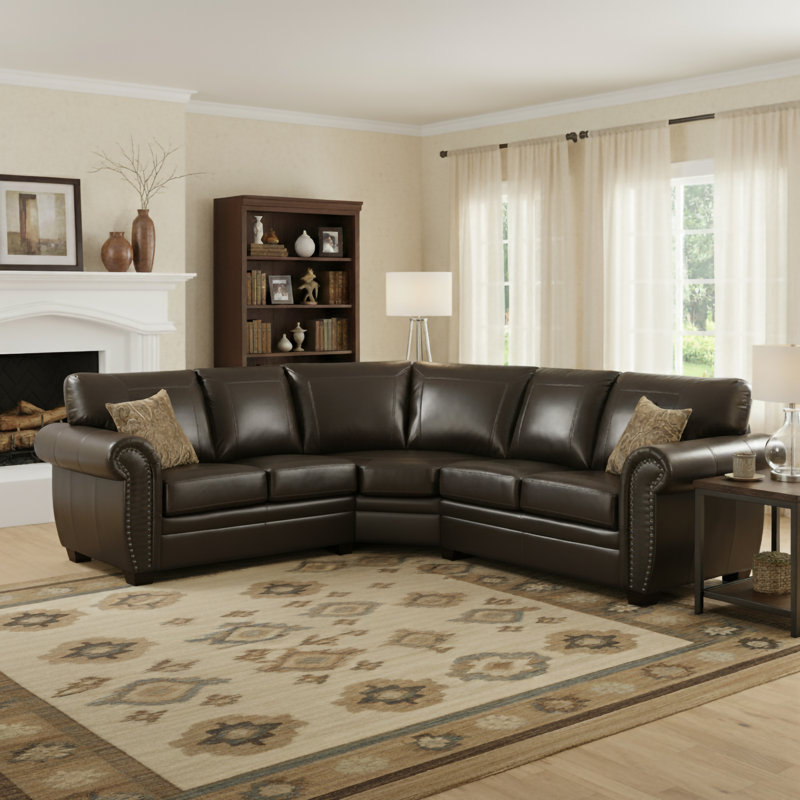 Railsback Upholstered Curved Sectional Symmetrical