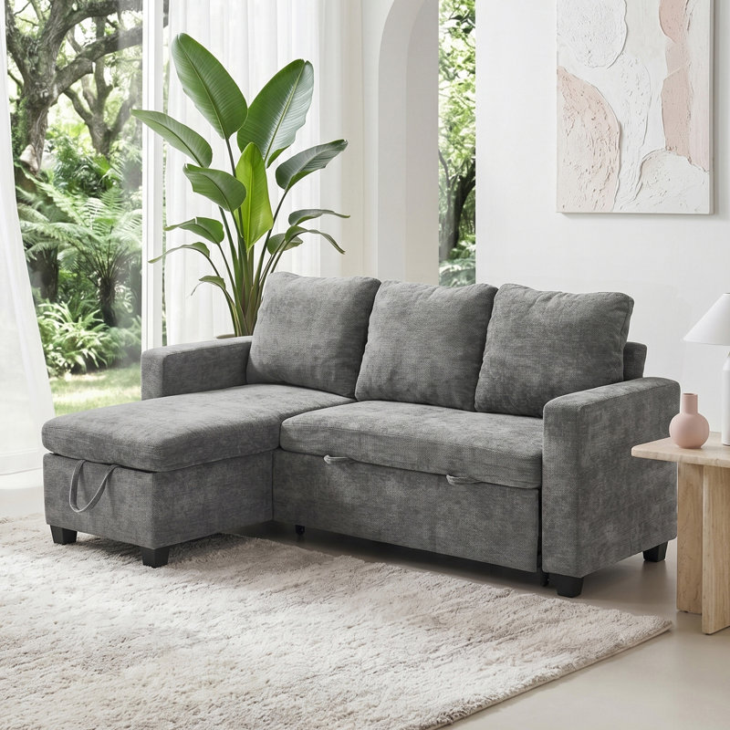 3 Seater Sleeper, Grey