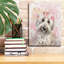 Flower Crown Goldendoodle 7' by Furbaby Affiliates Canvas Wall Art-82810604