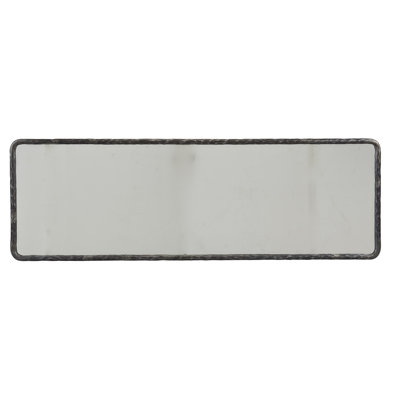 Hammered Solid Wood Flat Wall Mirror