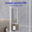Verre trempé de 56 à 60 po x H 60 po à conception de porte de douche à ouverture coulissante simple de 1/4 po (6 mm) d'épaisseur-122071517