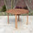Anautica 4 - Person Eucalyptus Solid Wood Patio Dining Set Umbrella Hole Included Round Table