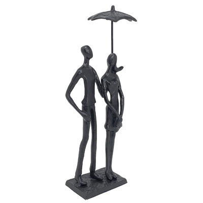 Arlo UMBRELLA COUPLE STANDING Iron Figurine 25cm