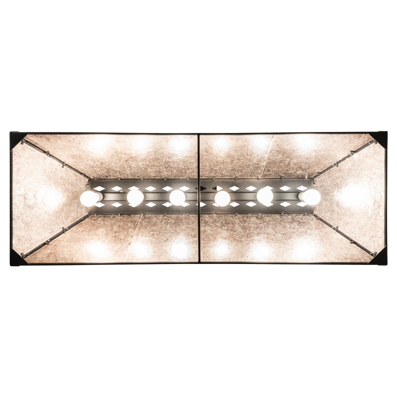 Rustic Lodge 6 - Light Pendant, Silver Mica