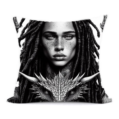 Abstract Reversible Throw Pillow