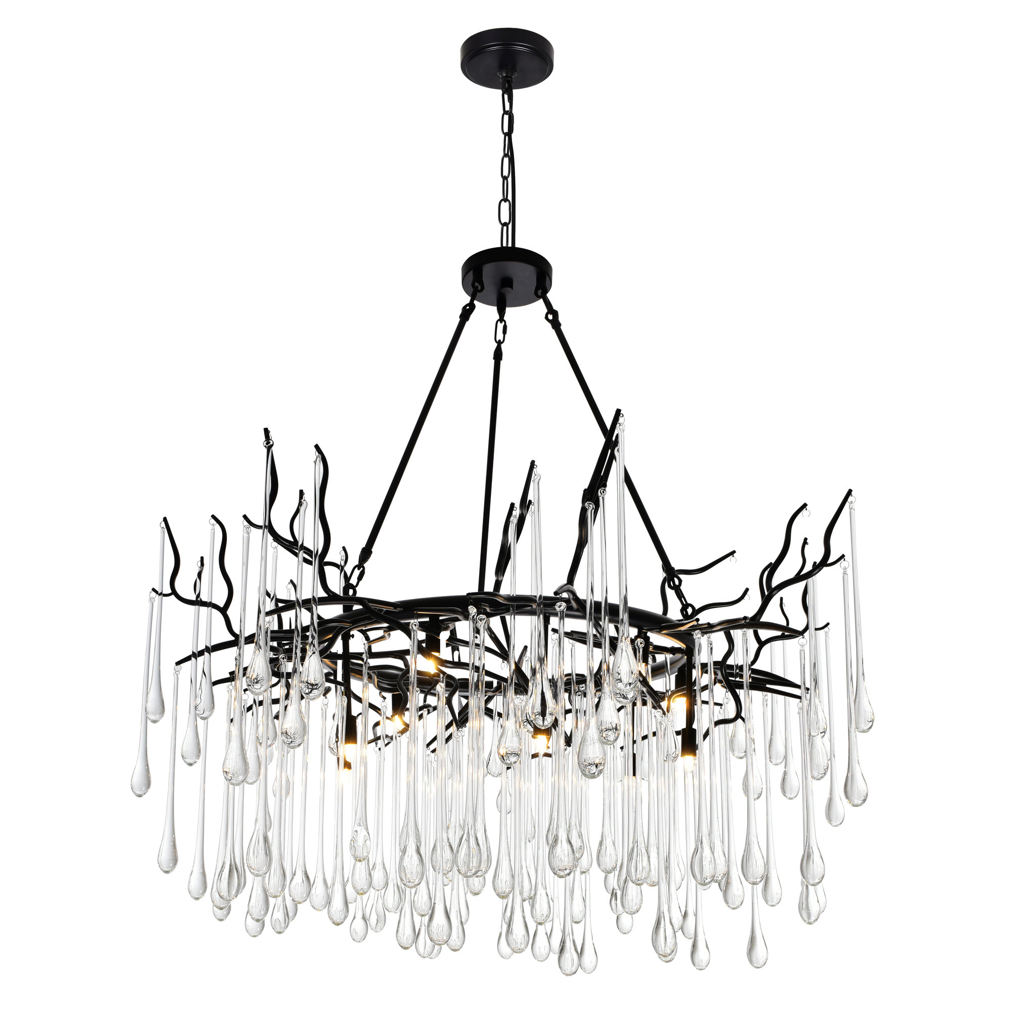 House of Hampton® Cylvia Modern Statement 43" Chandelier for Dining ...