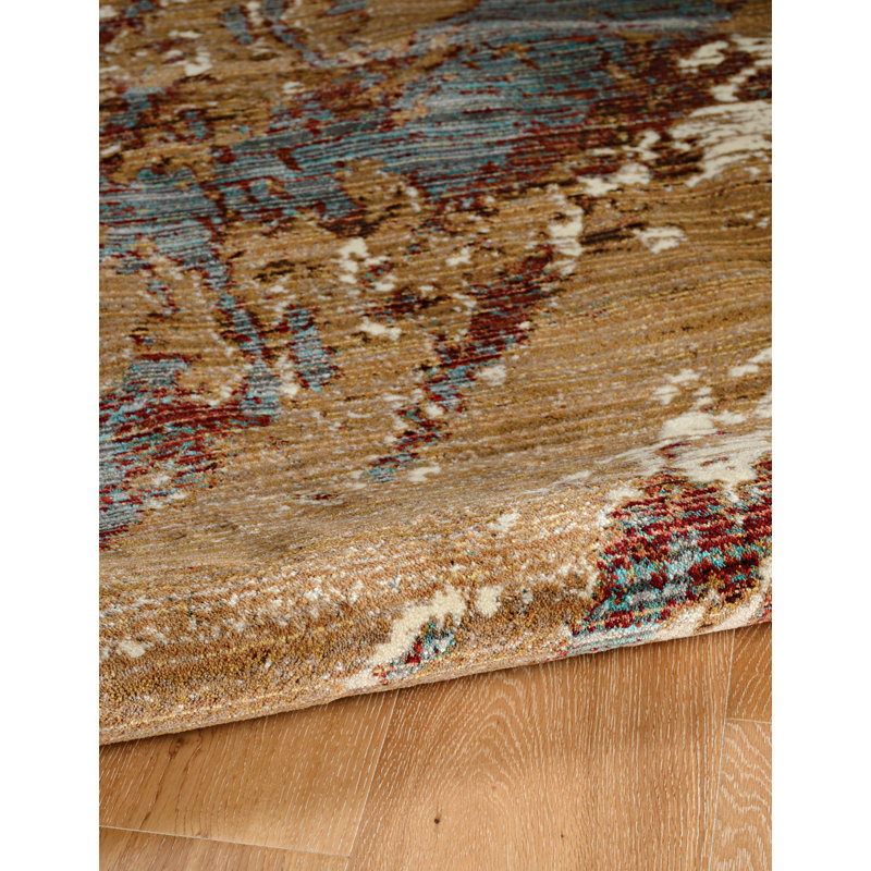 Tapis beige Crittenden, Rectangle 3 pi x 5 pi