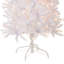 Slender White Realistic Artificial Fir Christmas Tree with Lights-1712946543