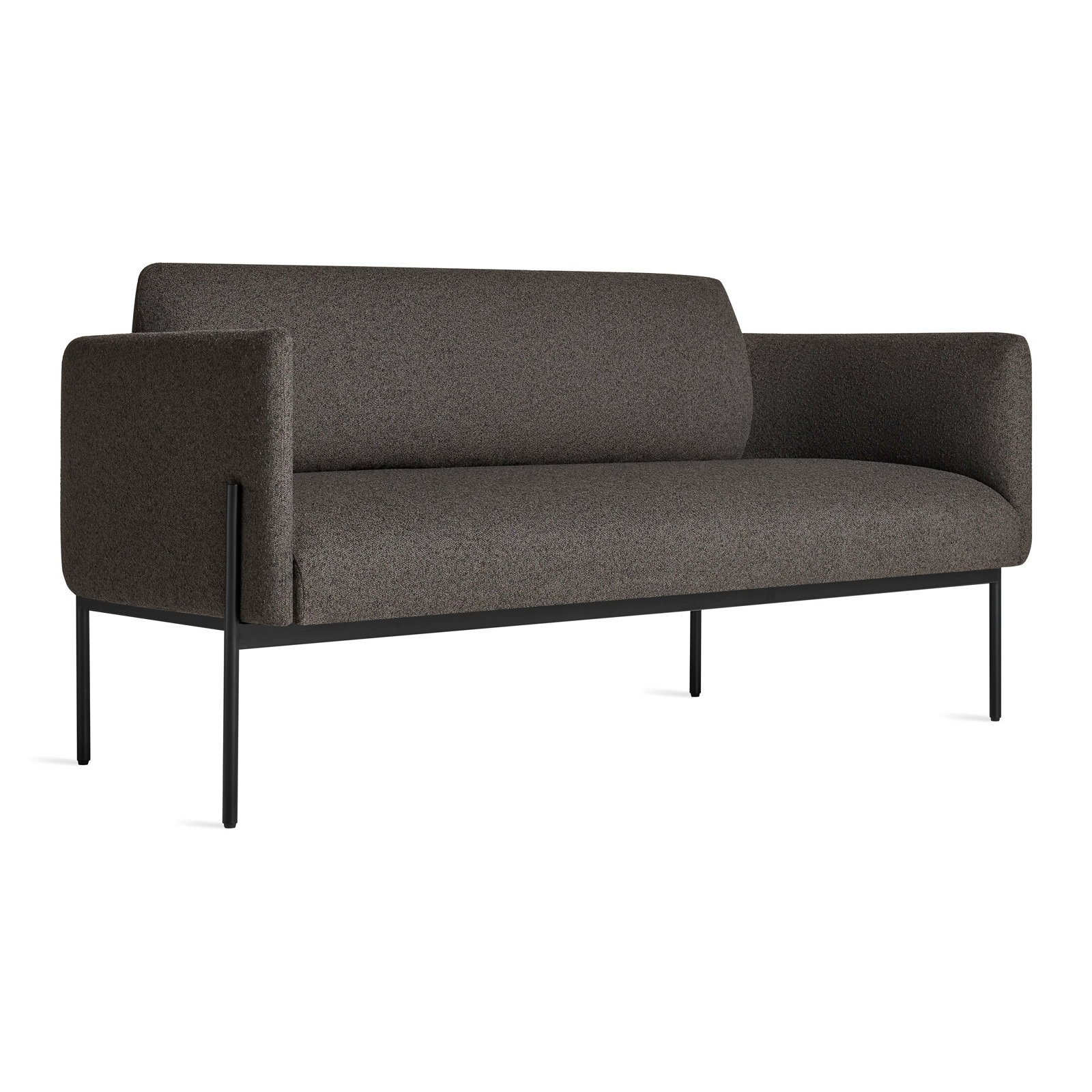 Getup 67'' Upholstered Loveseat, Kelso Charcoal Polyester