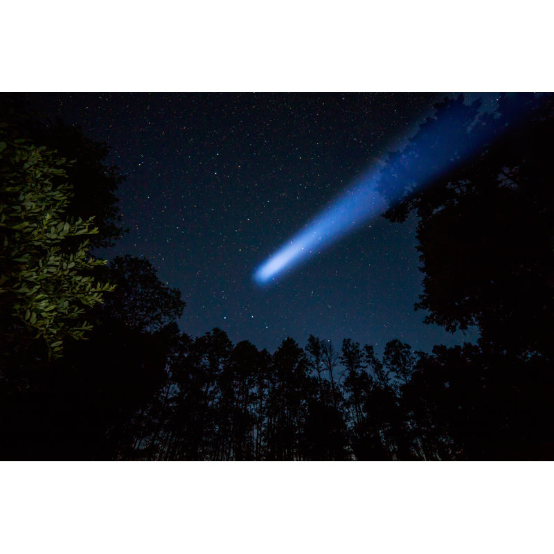 Comet In Night Sky 1 Piece Wrapped Canvas Wall Art, 20cm H x 30cm W