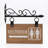 Double Sided 12 Inch Restroom Sign with Right Arrow