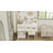 Fashion Vanity Desk With Mirror And Lights For Makeup And Cushioned Chair, Vanity Mirror With Lights And Table Set With 3 Color Lighting Brightness Adjustable