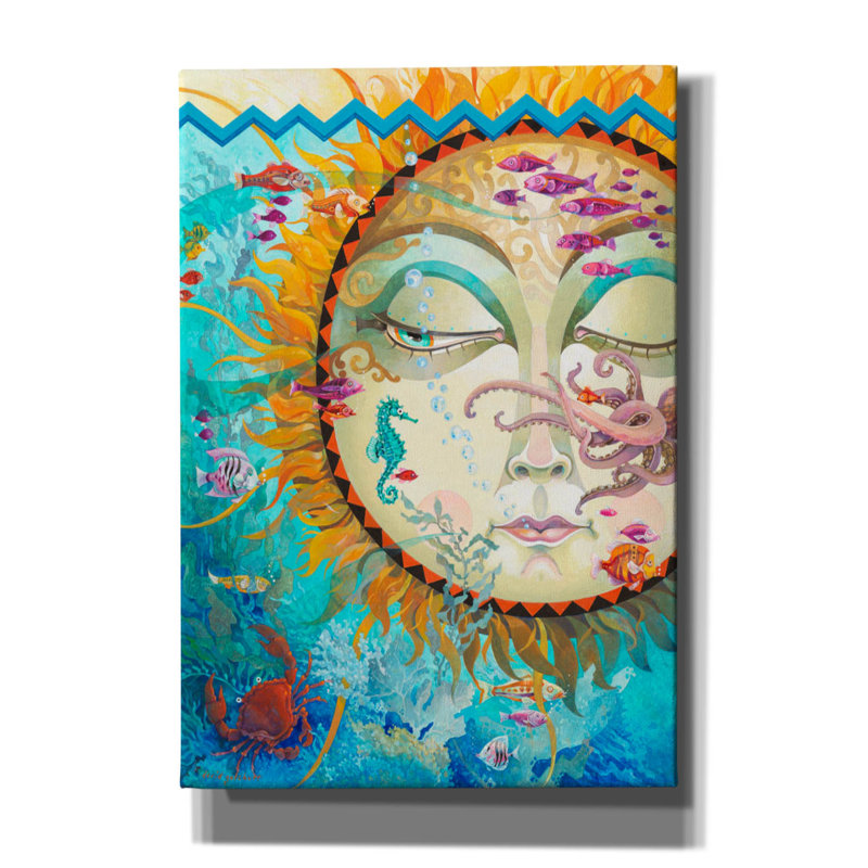 «Sunset» par David Galchutt, art mural sur toile, H 26 po x l 18 po x P 0,75 po