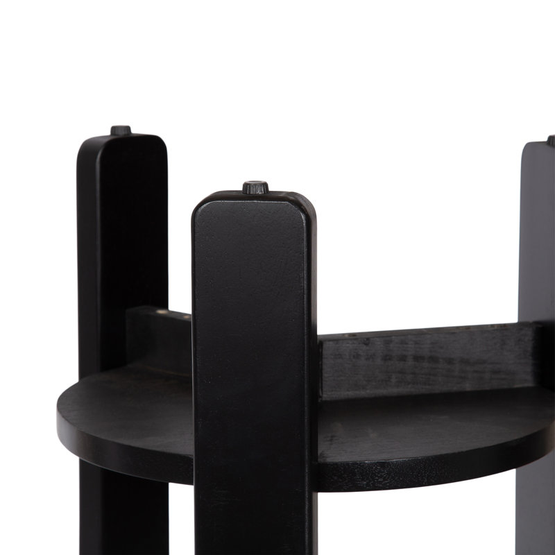 Table d'appoint Foxford, H 22,25 po x l 16 po x P 16 po, Noir