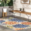 Floral Indoor / Outdoor Area Rug-2090801927