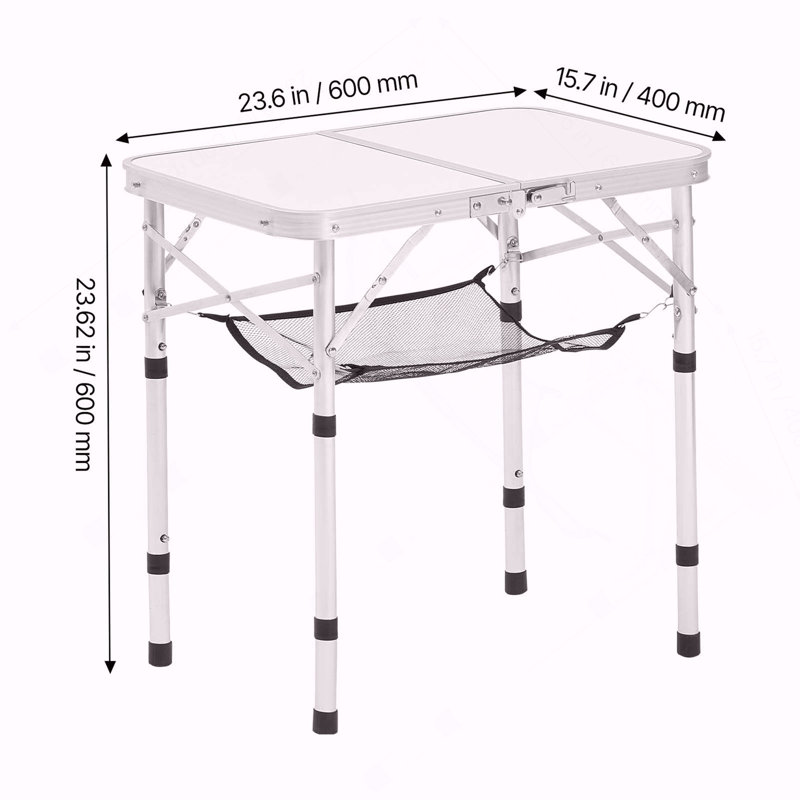 Table de camping pliante 2 pieds
