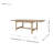 Cohle Pine Solid Wood Base Dining Table-335299170