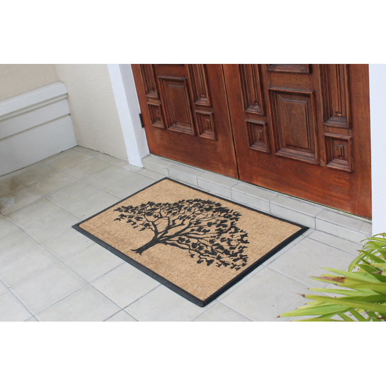 Modern Landscape Contemporary Non-Slip Outdoor Door Mat Winston Porter Mat Size