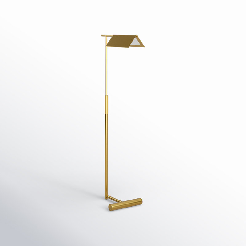 Burnished Brass 46'' Steel Pharmacy Floor Lamp