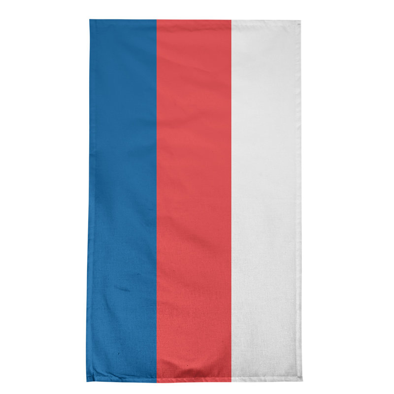 Stripe Tea Towel Kitchen Towel, Poly Twill, Blue/Red/White Baseball