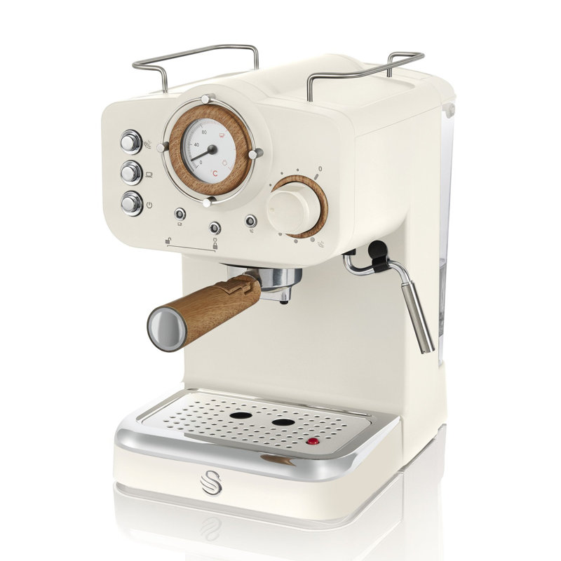 Nordic Coffee & Espresso Combo Machine, White