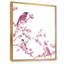 Beaux oiseaux roses - peinture sur toile-59759944-59759950