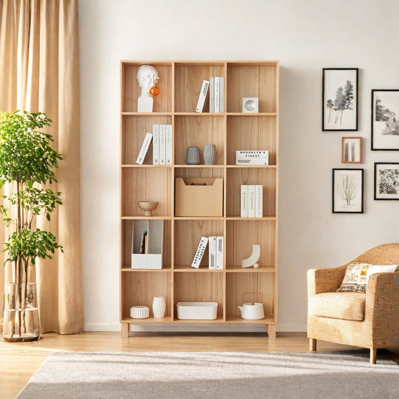 Une bibliothèque multifonctionnelle et pratique, (5 tablettes) H 73,2 po x l 41,9 po x P 11 po