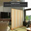 Room Divider Stand - Walnut - 3 Panel-1724886514-1724886508