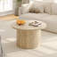 Table basse 31,5 "avec base en bois massif-346436871