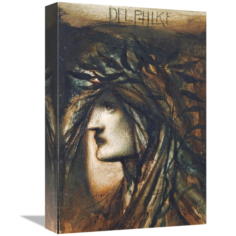 « delphine », impression sur toile, H 16 po x l 11 po x P 2 po