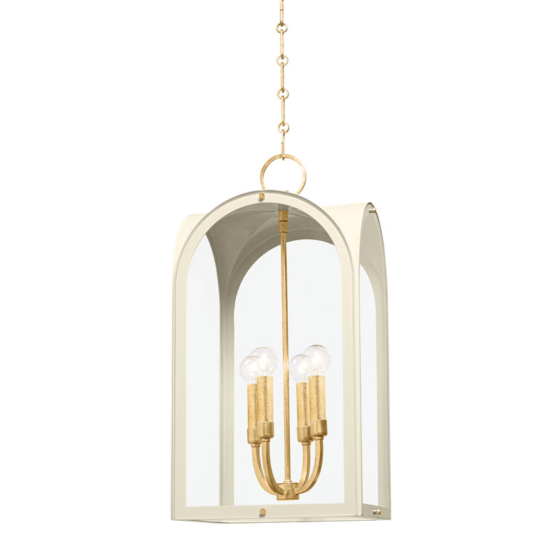 Lanterne 4 lumières Lincroft, H 32 po x l 17,25 po x P 17,25 po