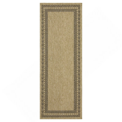 Tapis noir intérieur / extérieur