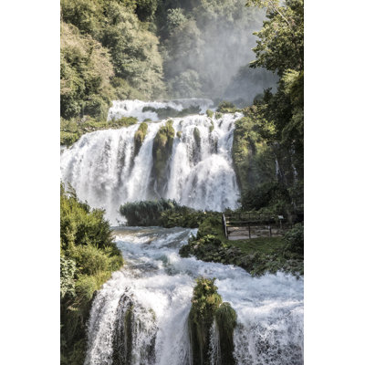 Crowther Marmore Falls 1 by Salvatore Micillo - Wrapped Canvas Print
