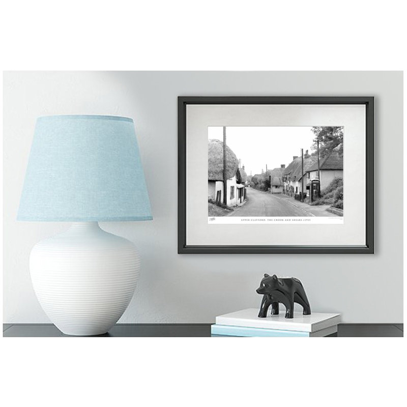 Upper Clatford, The Crook And Shears C1955 by Francis Frith - Single Picture Frame Print, 28cm H x 36cm W x 2.3cm D