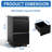 Lockable Metal Rolling File Cabinet With 2 Drawers - Fits Legal/Letter/A4 Files, Fully Assembled Black Office Addition Drawer Mobile Security Lock Stores Unit-393305845