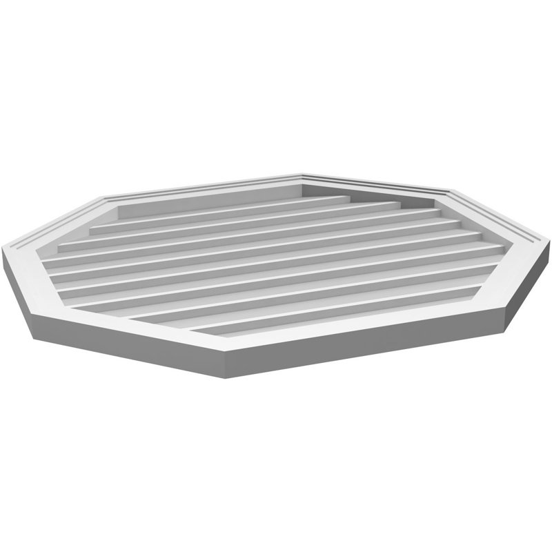 Évent horizontal gondole allongé en surface octogonal Signature, H 28 po x l 32 po x P 1,5 po