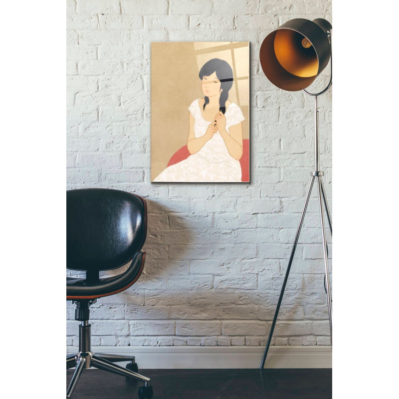 Art mural épique «Shizuka» par Sai Tamiya, H 24 po x l 16 po x P 0,12 po