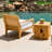 Catalina Teak Outdoor Lounge Chair