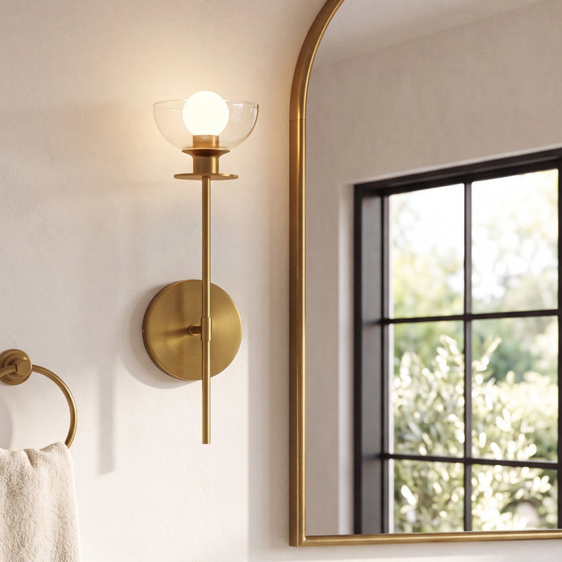 Blakehurst Bath Sconce, Brushed Gold