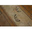 Tapis blanc antique ivoire, beige, blanc, textile, années 1850