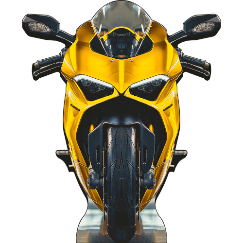 Support pour rash en asphalte, Jaune
