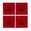Lny2025-Snake 6 x 6 Cocktail Napkin-101734419