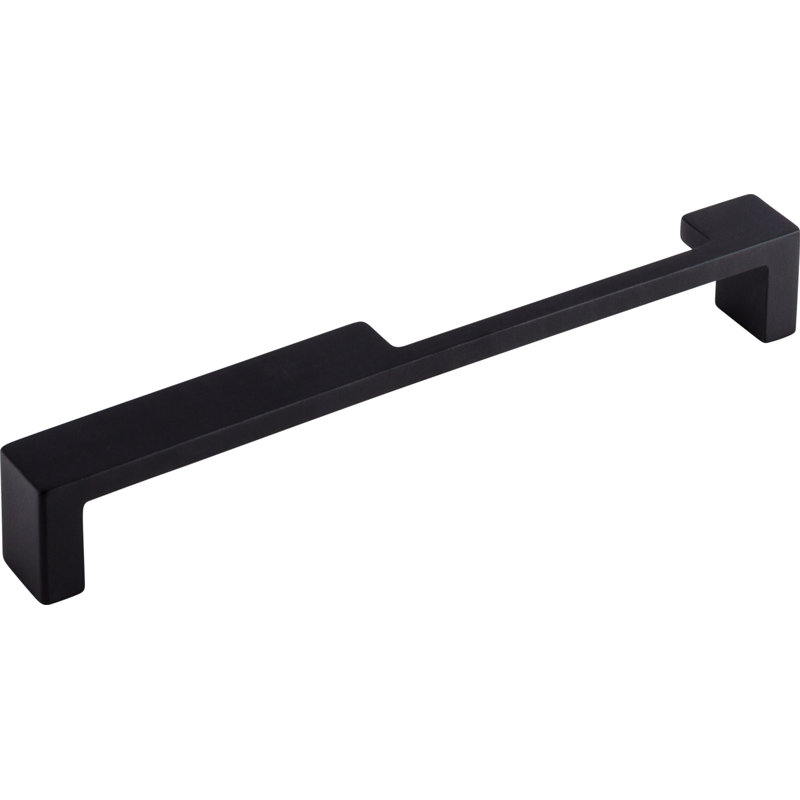 Modern Metro Bar Pull, Flat Black, 7" Center to Center