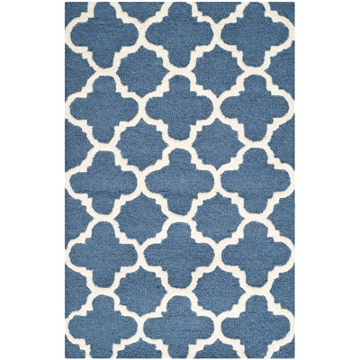 Cannen Hand Tufted Wool Geometric Rug
