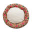 Lit rond rond en coton et sherpa avec housse amovible-1934450160