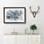 Winter Forest in Bavaria Germany Watercolour - Picture Frame Graphic Art Print-56740346-56740345