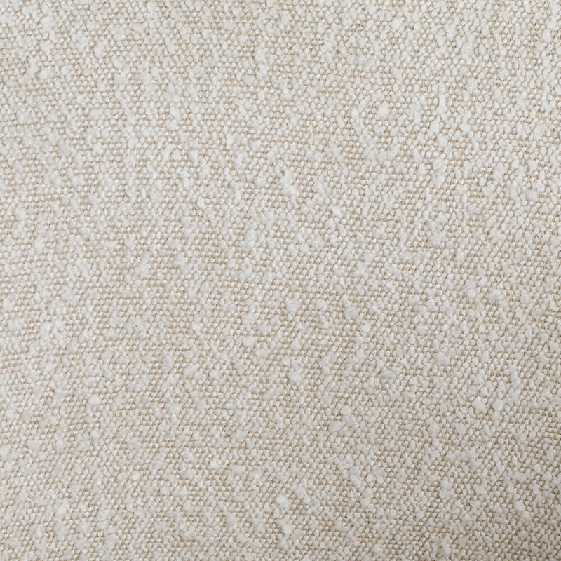 Fauteuil demi-tonneau Brookport, Bouclé ivoire